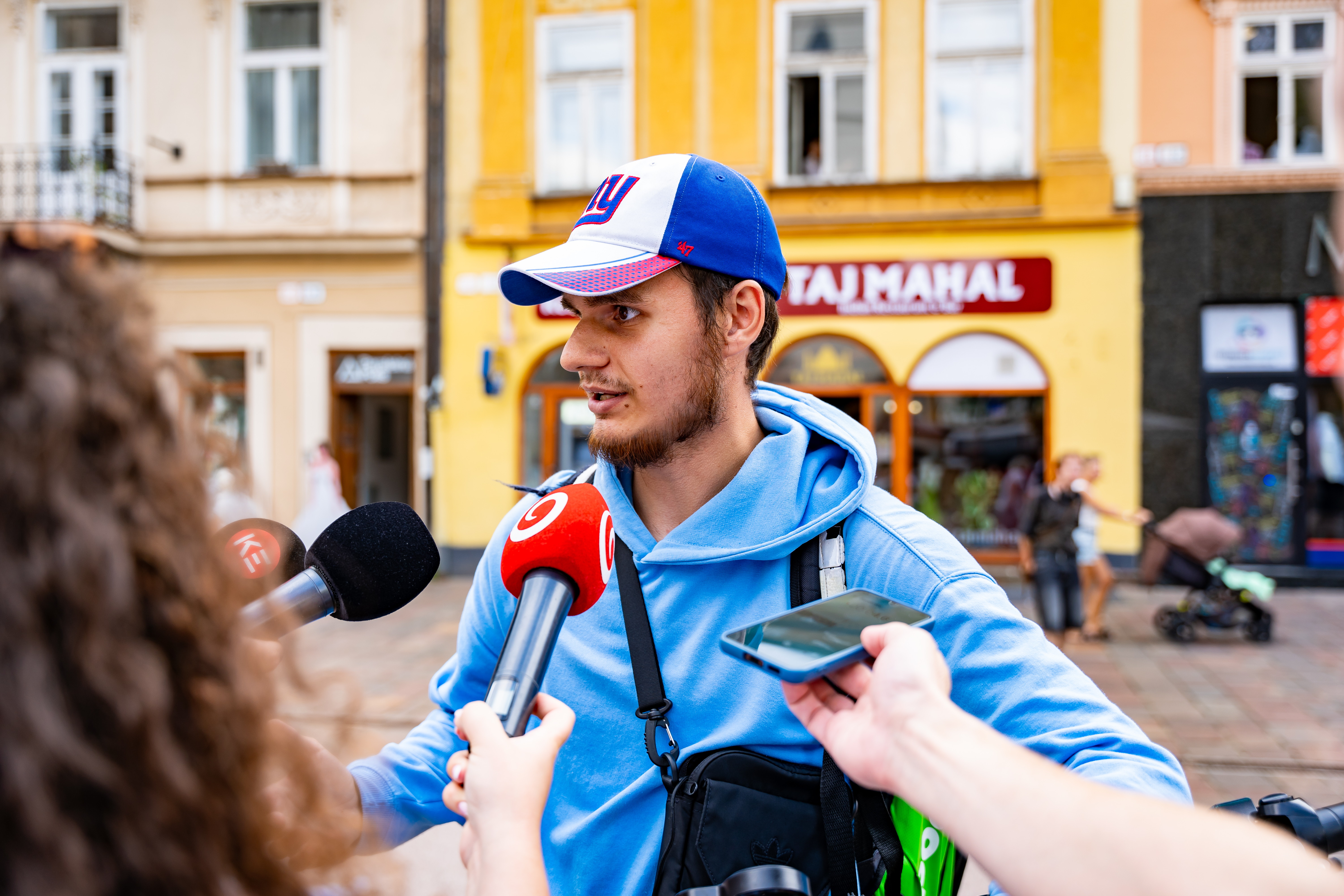Kontrola cyklistov , kolobezkarov - Hlavna ulica -4